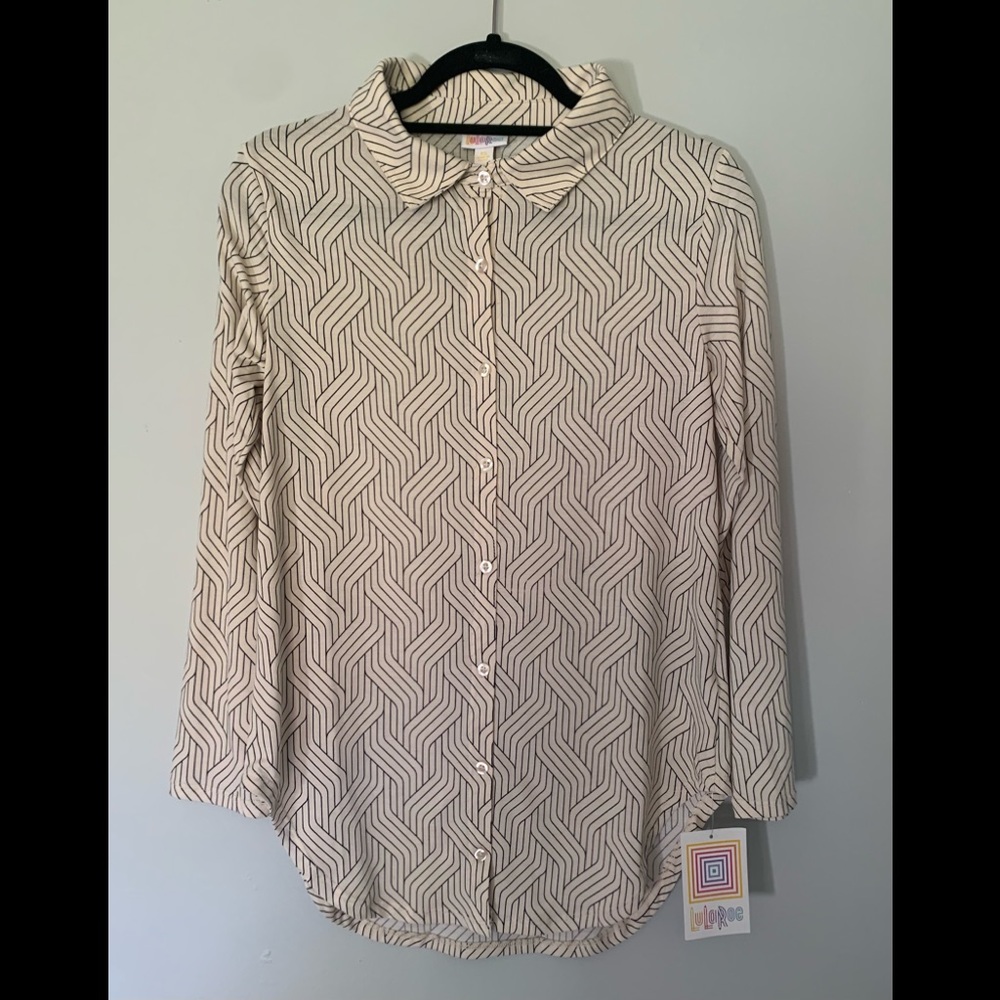 NWT LuLaRoe Valentina Blouse  Sz XS